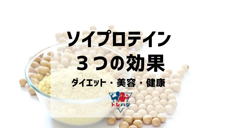 ソイプロテインの特徴と取り入れ方の考え方