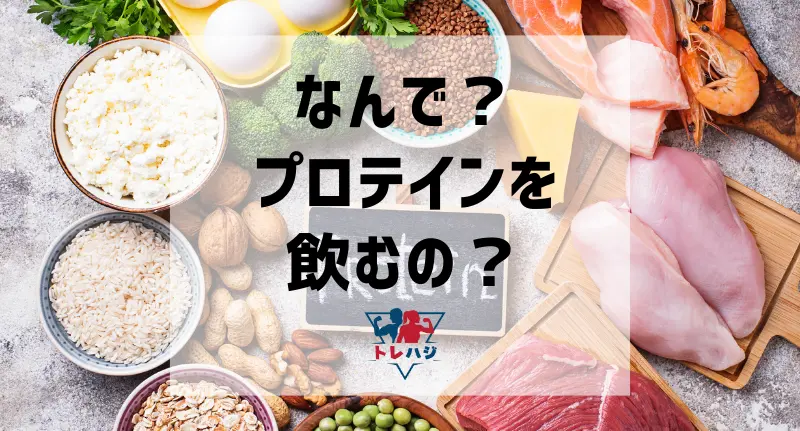 なんで？プロテインを飲むの？